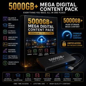 Home 5000gb+ mega digital content bundle